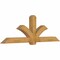 Ekena Millwork Redmond Rough Sawn Timber Gable Bracket, Western Red Cedar, 96"W x 32"H x 6"D x 6"F, 8/12 Pitch GBW096X32X0606RED00RWR - alternate 2